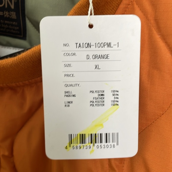 NWT TAION MILITARY PULL OVER ORANGE XXL - Picture 7 of 8